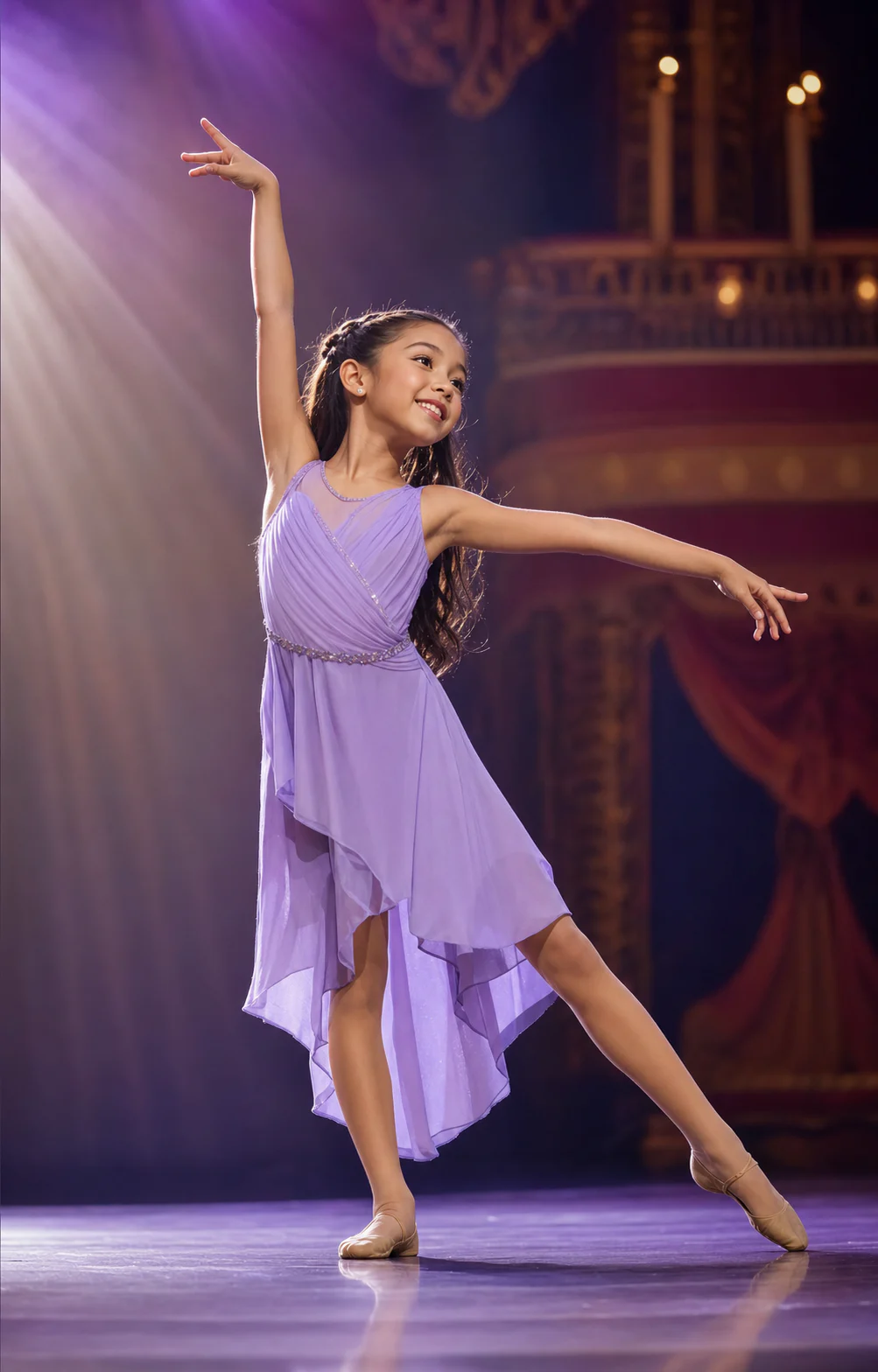 Future Dancer kids portrait style