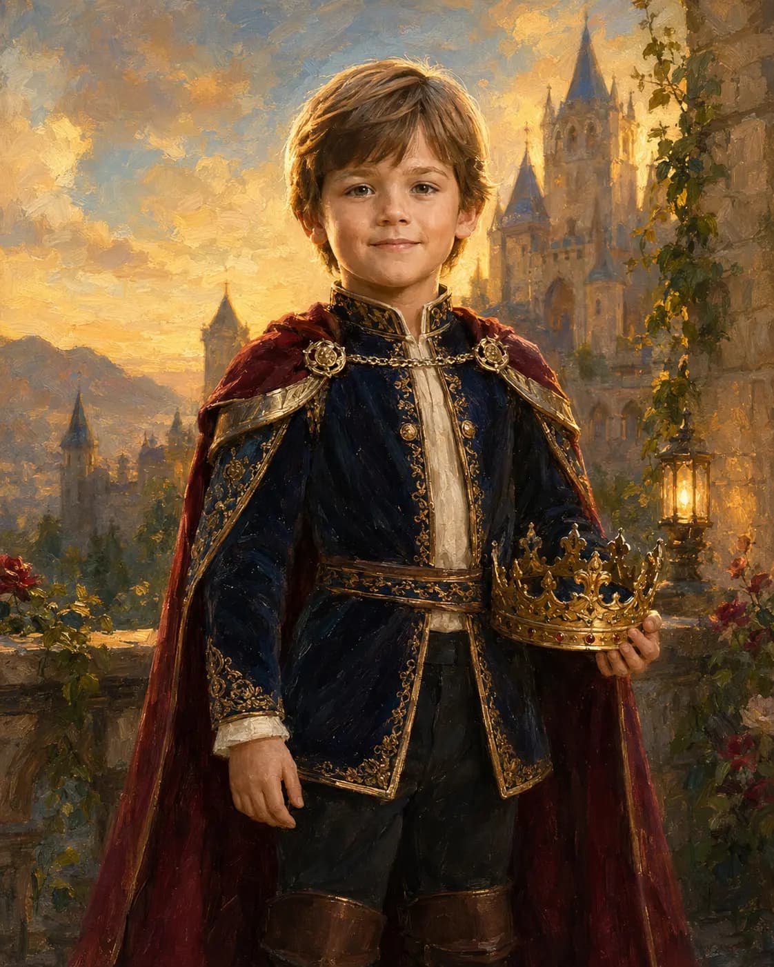 Prince kids portrait style