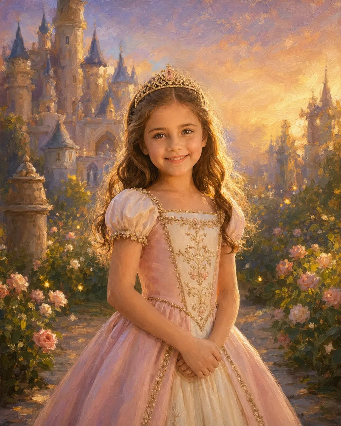 Princess portrait style