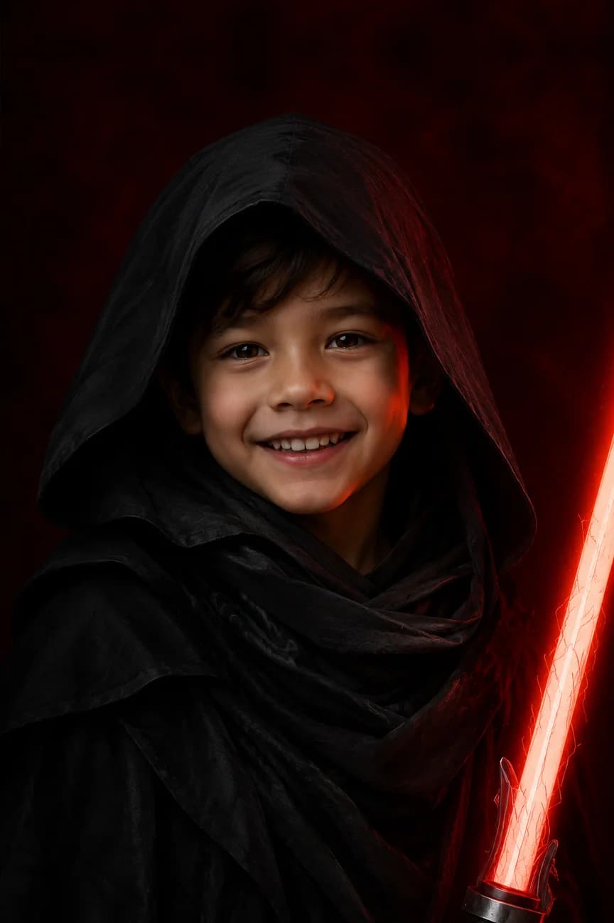 Dark Kid kids portrait style
